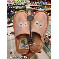 (出清) 香港迪士尼樂園限定 Linabell 造型圖案大人室內拖鞋 (BP0035)